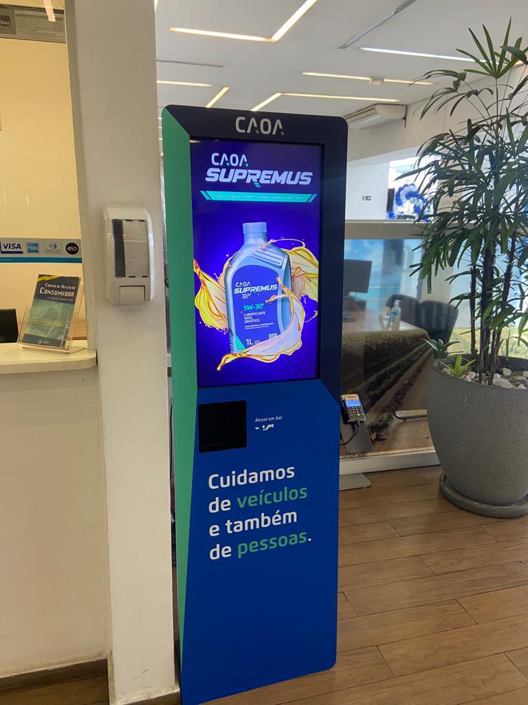Execução do totem CAOA